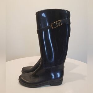dav Womens Sussex Rubber Rain Boots Size 10